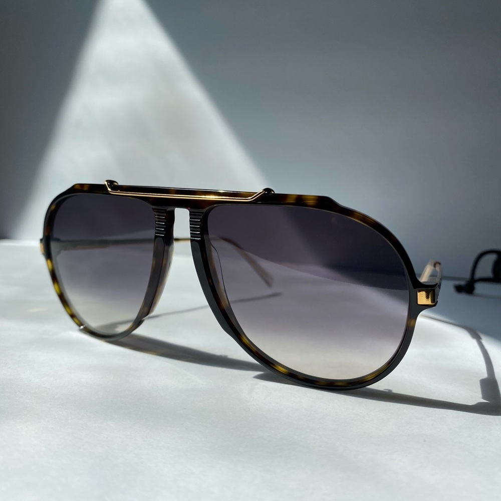 Celine Aviator Gradient Lens Sunglasses